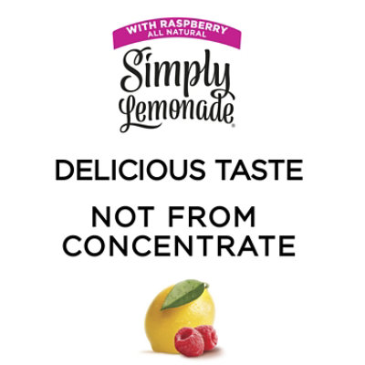Simply Lemonade Juice All Natural With Raspberry - 11.5 Fl. Oz. - Image 4