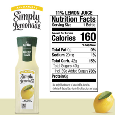 Simply Lemonade Juice All Natural - 11.5 Fl. Oz. - Image 4