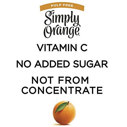 Simply Orange Juice Pulp Free - 11.5 Fl. Oz. - Image 2