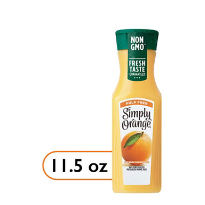 Simply Orange Juice Pulp Free - 11.5 Fl. Oz. - Image 1