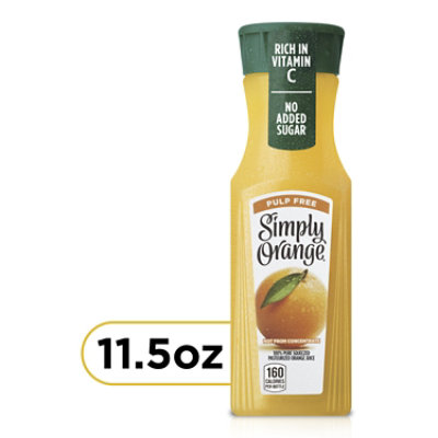 Simply Orange Juice Pulp Free - 11.5 Fl. Oz. - Image 1