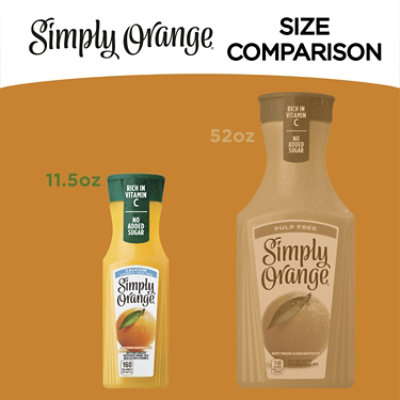 Simply Orange Juice Pulp Free - 11.5 Fl. Oz. - Image 5