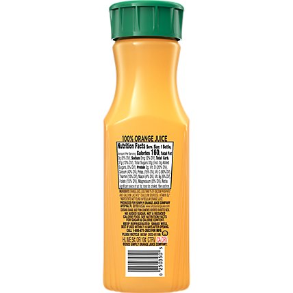 Simply Orange Juice Pulp Free With Calcium & Vitamin D - 11.5 Fl. Oz. - Image 6