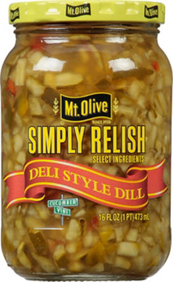 Mt. Olive Relish Deli Style Kosher Dill - 16 Fl. Oz.
