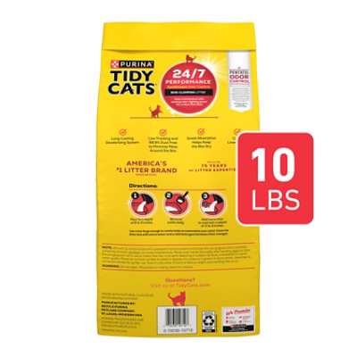 Tidy Cats Cat Litter 24/7 Performance - 10 Lb - Image 3