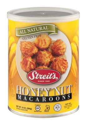 Streits Honey Nut All Natural Macaroons - 10 Oz - Image 1