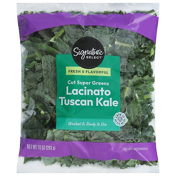 Signature Farms Cut Super Greens Lacinato Tuscan Kale - 10 Oz