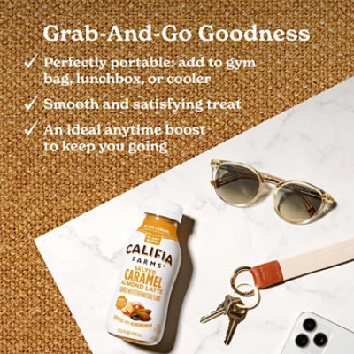 Califia Farms Salted Caramel Cold Brew Coffee with Almond Milk - 10.5 Fl. Oz. - Image 2