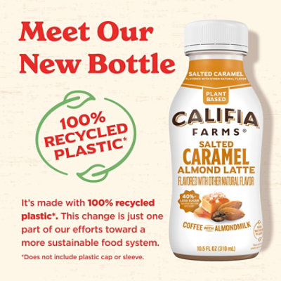 Califia Farms Salted Caramel Cold Brew Coffee with Almond Milk - 10.5 Fl. Oz. - Image 5