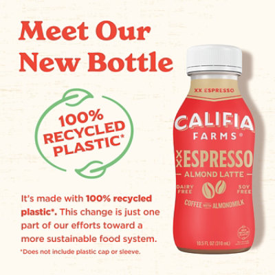 Califia Farms XX Espresso Cold Brew Coffee with Almond Milk - 10.5 Fl. Oz. - Image 4