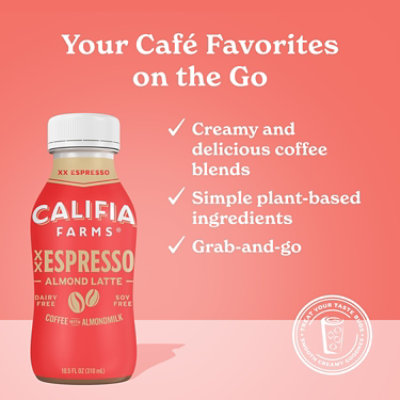 Califia Farms XX Espresso Cold Brew Coffee with Almond Milk - 10.5 Fl. Oz. - Image 5