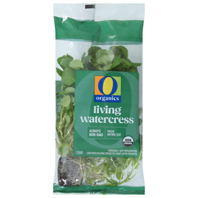 O Organics Living Watercress - Each - Image 1