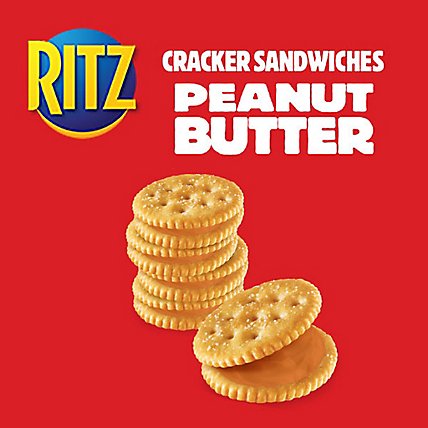 RITZ Crackers Sandwiches Peanut Butter Family Size Box - 16-1.38 Oz - Image 3