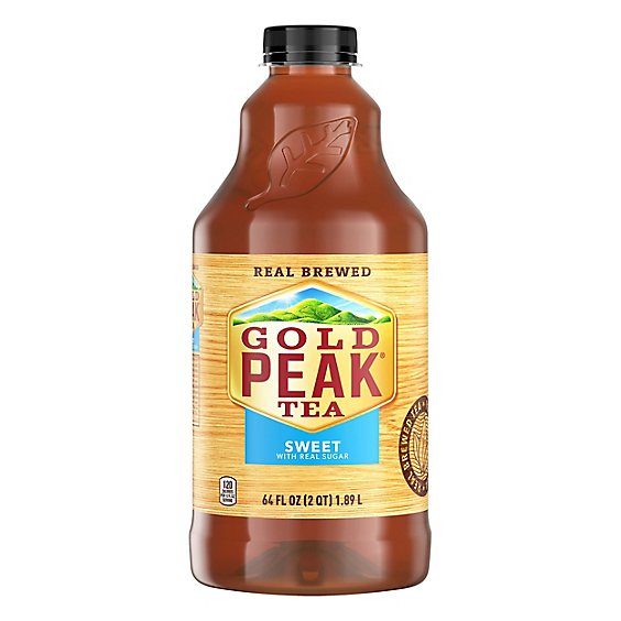 Gold Peak Tea Black Iced Sweetened - 64 Fl. Oz.