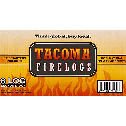 Tacoma Firelogs - 8 Count - Image 2