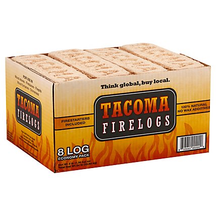 Tacoma Firelogs - 8 Count - Image 1