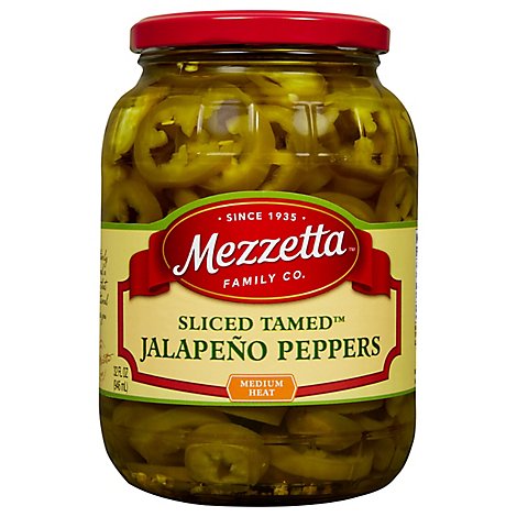 Mezzetta Peppers Jalapeno Deli-Sliced Tamed - 32 Oz