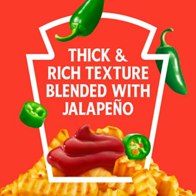 Heinz Jalapeno Tomato Ketchup Blended with Real Jalapeno Bottle - 14 Oz - Image 5