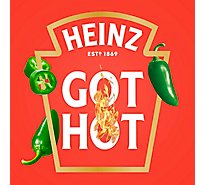 Heinz Jalapeno Tomato Ketchup Blended with Real Jalapeno Bottle - 14 Oz
