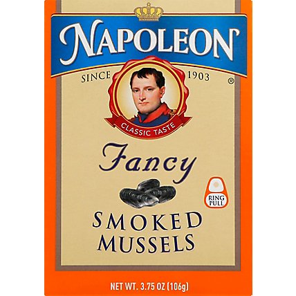 Napoleon Mussels Smoked Fancy - 3.66 Oz - Image 2