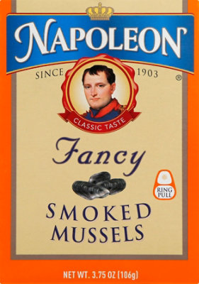 Napoleon Mussels Smoked Fancy - 3.66 Oz - Image 2