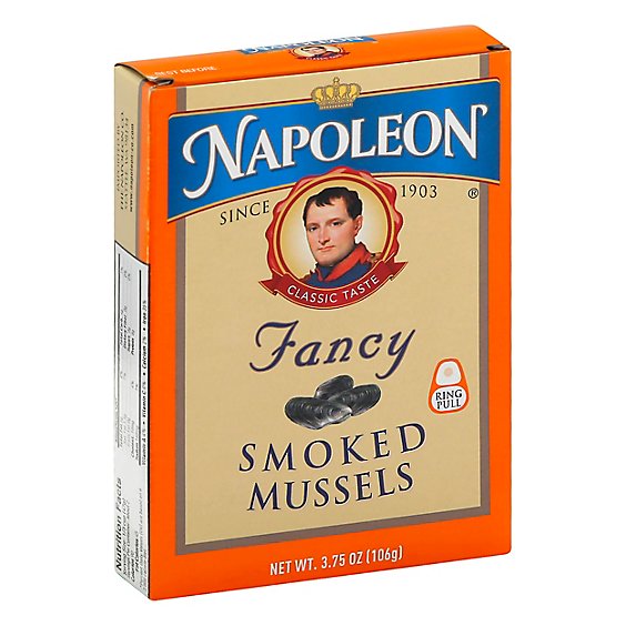 Napoleon Mussels Smoked Fancy - 3.66 Oz