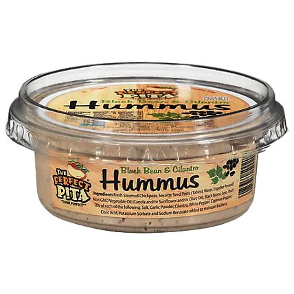 The Perfect Pita Hummus Black Bean And Cilantro - 8 Oz - Image 1
