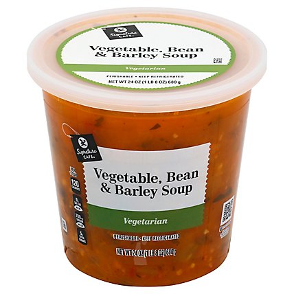 Signature Cafe Vegetable Bean & Barley Soup - 24 Oz. - Image 1