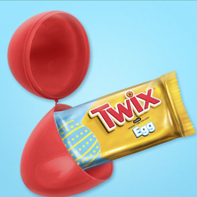 Twix Cookie Bars Caramel Milk Chocolate Egg - 1.06 Oz - Image 4