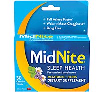 Mid Nite Drug Free Natural Hurbs Sleep Aid Original Tablets - 30 Count