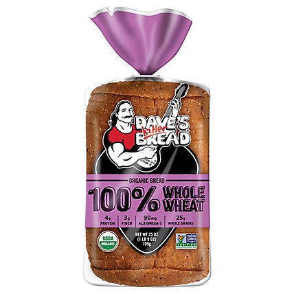 Daves Killer Bread Organic 100% Whole Wheat - 25 Oz - Image 3