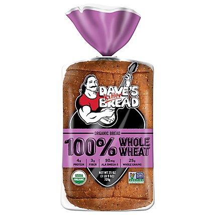 Daves Killer Bread Organic 100% Whole Wheat - 25 Oz - Image 2