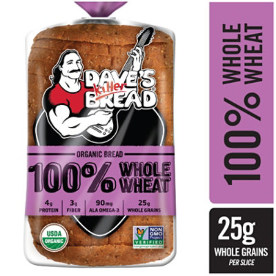 Daves Killer Bread Organic 100% Whole Wheat - 25 Oz - Image 2