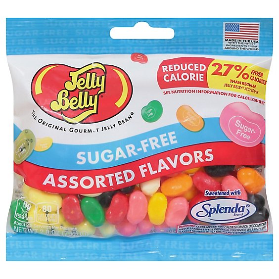 Jelly Belly Jelly Beans Sugar-Free Assorted Flavors - 2.8 Oz