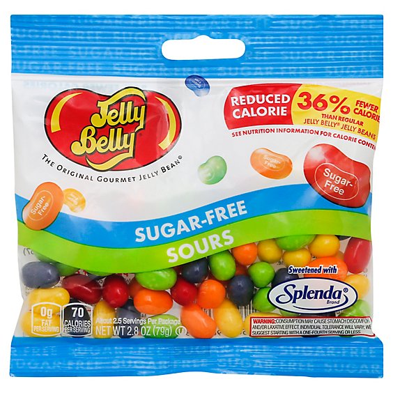 Jelly Belly Jelly Beans Sugar-Free Sours - 2.8 Oz