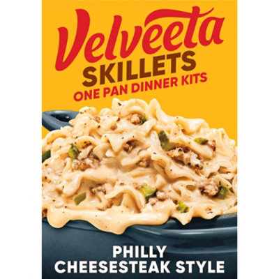 Velveeta Cheesy Skillets Dinner Kit Philly Cheesesteak Style Box - 12.2 Oz