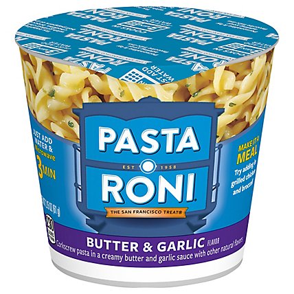 Pasta Roni Pasta Corkscrew Butter & Garlic Cup - 2.15 Oz - Image 3