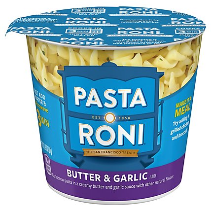 Pasta Roni Pasta Corkscrew Butter & Garlic Cup - 2.15 Oz - Image 2