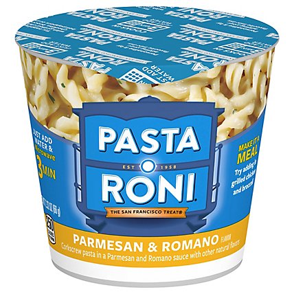 Pasta Roni Pasta Corkscrew Parmesan & Romano Cheese Cup - 2.32 Oz - Image 3