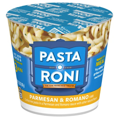Pasta Roni Pasta Corkscrew Parmesan & Romano Cheese Cup - 2.32 Oz