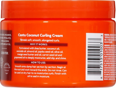 Cantu Shea Butter Cream Coconut Curling for Natural Hair - 12 Oz - Image 5