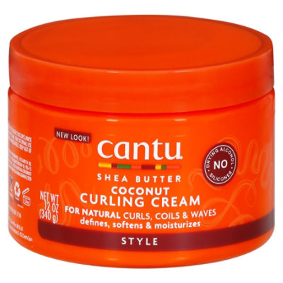 Cantu Shea Butter Cream Coconut Curling for Natural Hair - 12 Oz