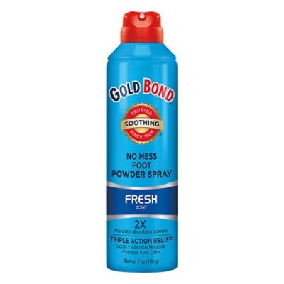 GOLD BOND Medicated No Mess Foot Powder Spray - 1-7 Oz