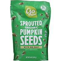 Go Raw 100% Organic Sprouted Celtic Sea Salt Pumpkin Seeds - 1 Lb - Image 2