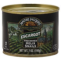 Maitre Jacques Helix Snails Precooked Escargot 12 Count - 7 Oz - Image 1