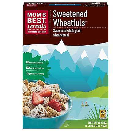 Moms Best Cereals Sweetened WheatFuls - 16.5 Oz - Image 2