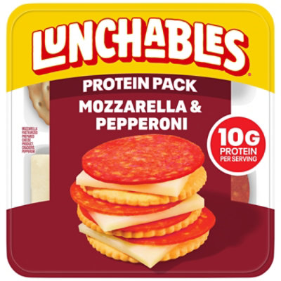 Lunchables Pepperoni & Mozzarella Cheese Snack Kit with Crackers Tray - 2.25 Oz - Image 1