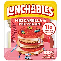 Lunchables Pepperoni & Mozzarella Cheese Snack Kit with Crackers Tray - 2.25 Oz - Image 3