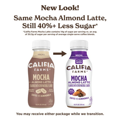 Califia Farms Mocha Cold Brew Coffee with Almond Milk - 10.5 Fl. Oz. - Image 3