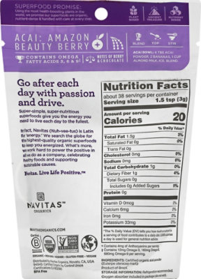 Navitas Naturals Acai Powder - 4 Oz - Image 6